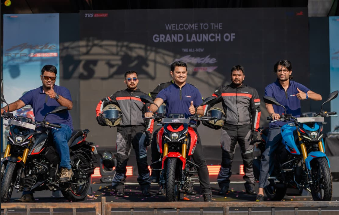 नेपालमा सार्वजनिक भयो सबैभन्दा शक्तिशाली टिभिएस अपाचे RTR 160 4V, मूल्य कति ?