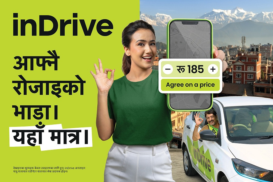 इनड्राइभ नेपालले ल्यायो 'आफ्नै रोजाइको भाडा। यहाँ मात्र।' प्यासेन्जर ३६०° क्याम्पेन